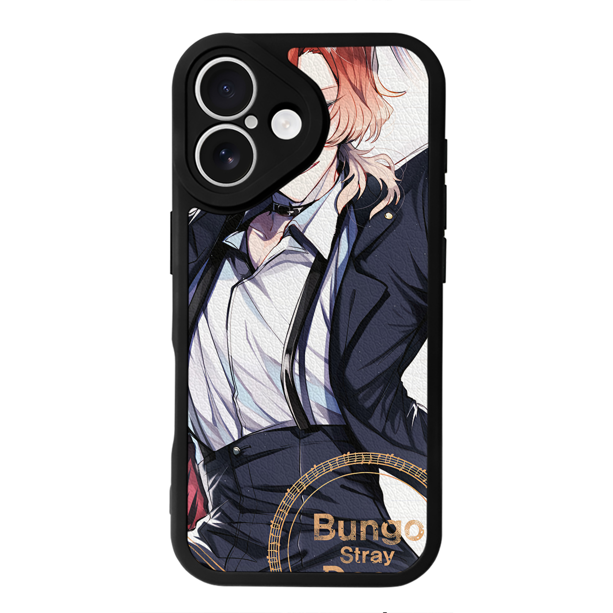 （画像用） 文豪ストレイドッグス Bungo Stray Dogs 【iPhone 16シリーズ対応】シリコンスマホケース（レザー調） 材質：シリコン